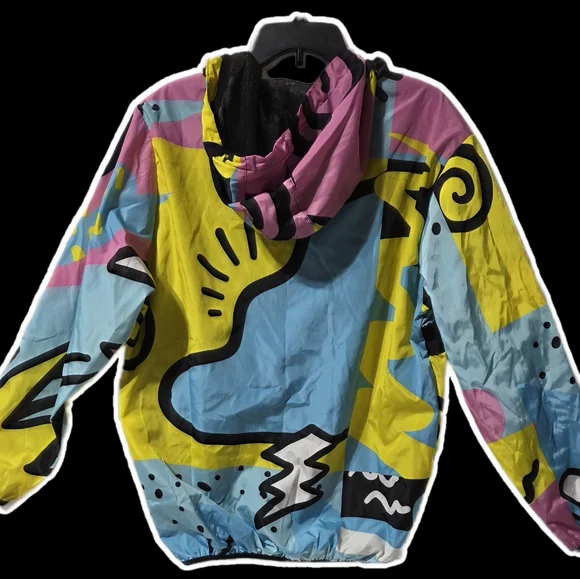 Vintage Reasons Multicolor Graphic Raincoat